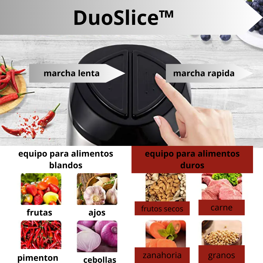 DuoSlice™ - PICADORA ELECTRICA DOS VELOCIDADES